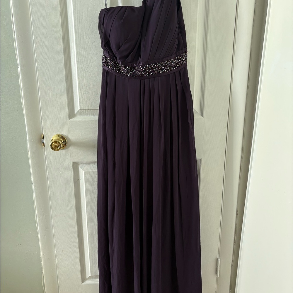Elegant Purple Evening Gown